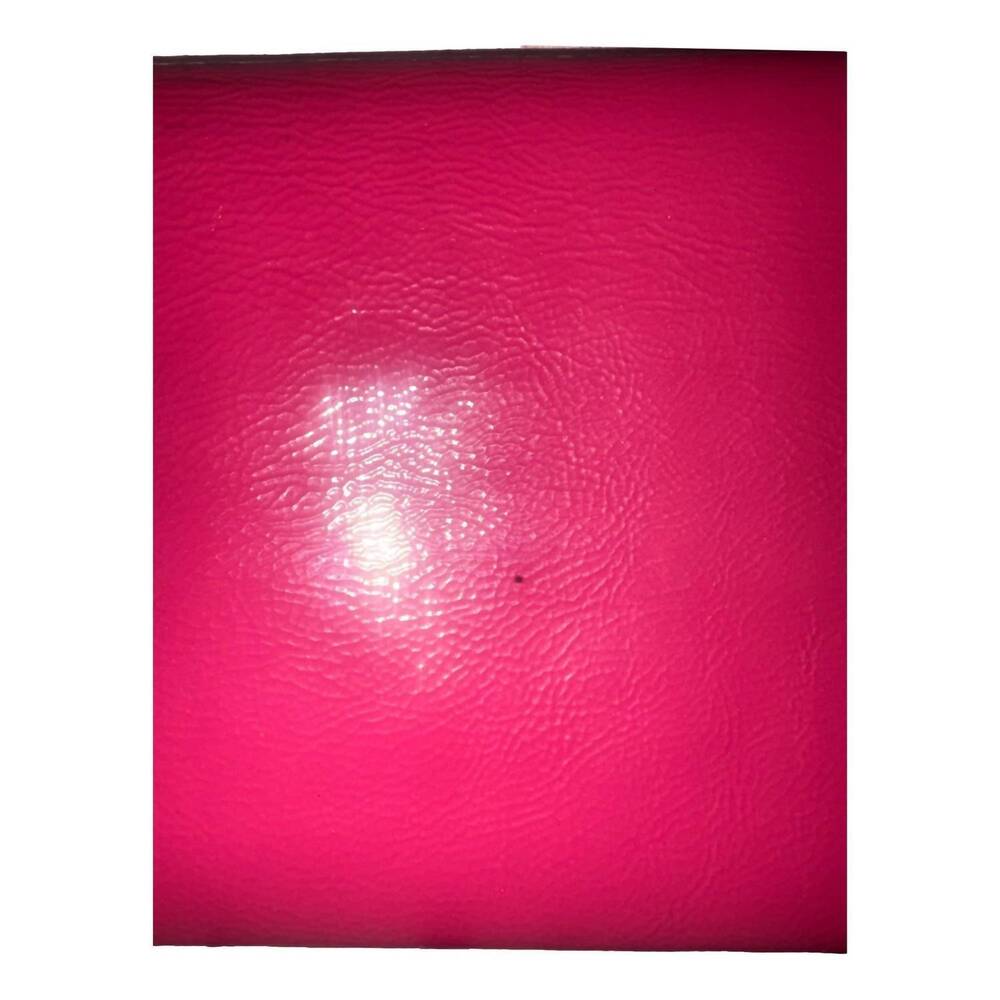NEW SAINT LAURENT women's belle de jour leather clutch in pink patent - Picture 7 of 7
